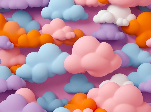 Photo 3d clouds