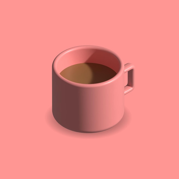 3Dコーヒーカップ
