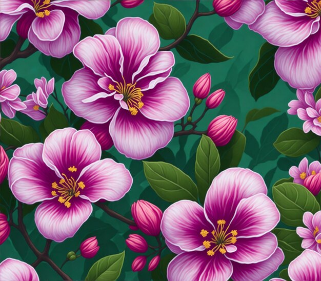 3d colorful flower patterns