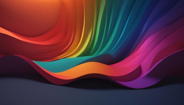 3d colorful wallpaper with grainy gradients