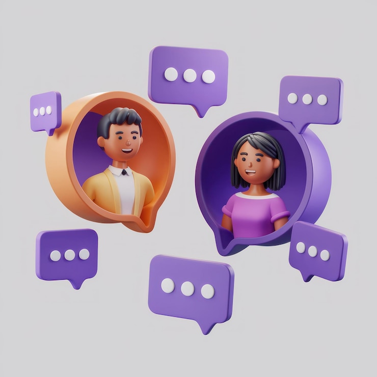 Фотография иллюстрация 3d-коммуникации