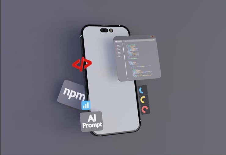 Photo 3d computer ai robot chatbot web uiux software programming algorithms 3d rendering illustration