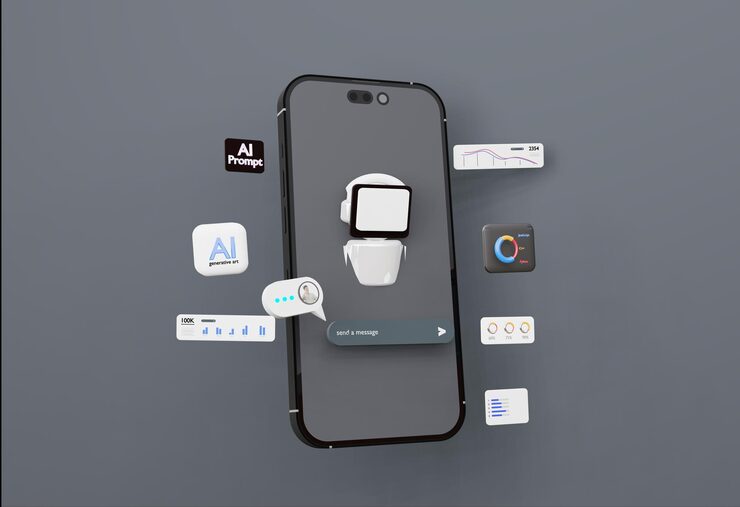 Photo 3d 计算机 ai 机器人 聊天机器人 web uiux 软件 编程算法 分析数据 渲染