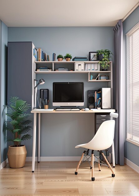 3d computer workspace