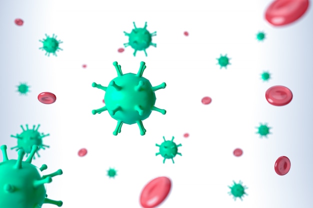 3D Corona virus