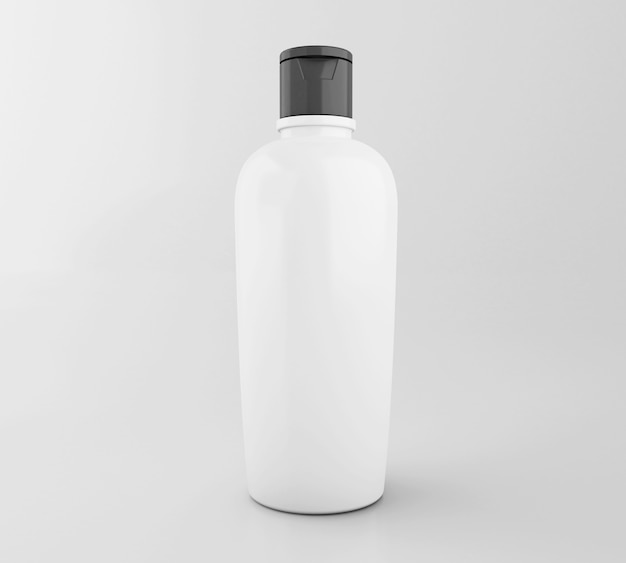 Photo 3d cosmetic bottle. mock up