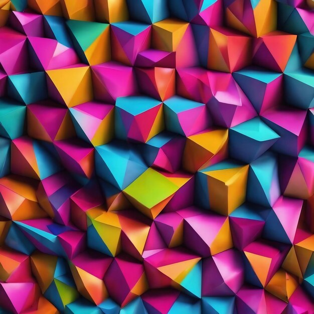 3d creative geometrical texture background