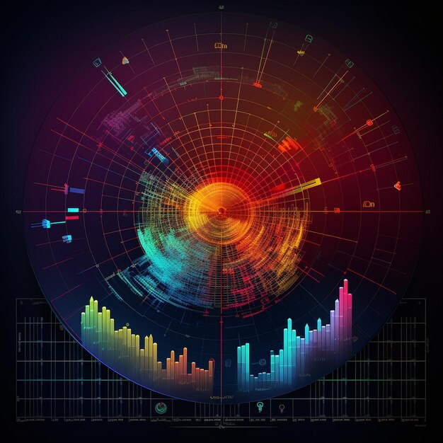 Photo 3d crypto exchange charts