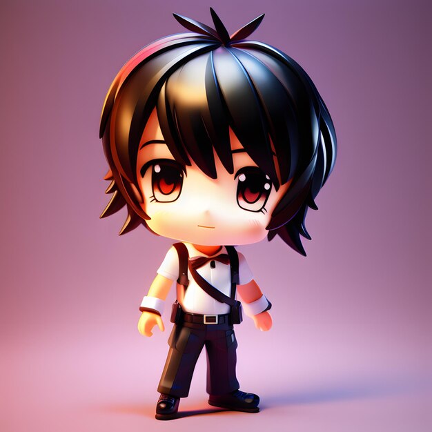 Foto figura di chibi anime carina in 3d