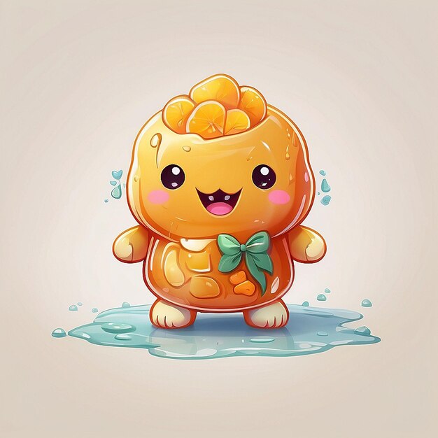 3d cute ginger character