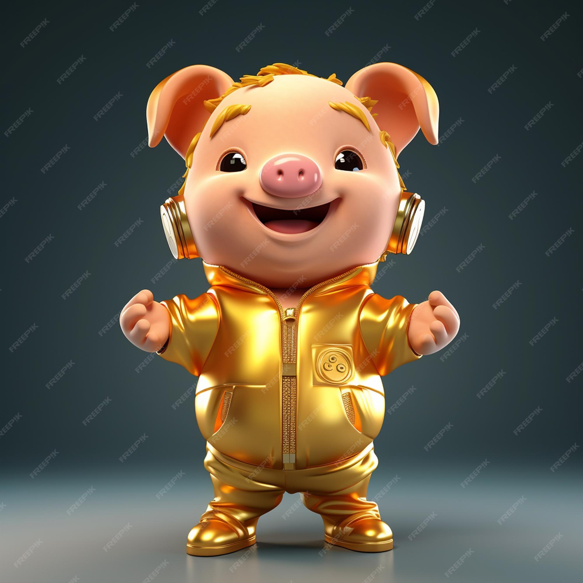 Golden Piggy  Piggy, Disney cartoons, Cartoon