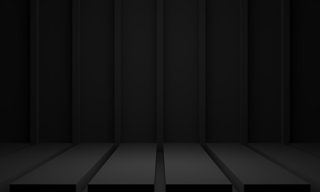 3D dark geometric stage background