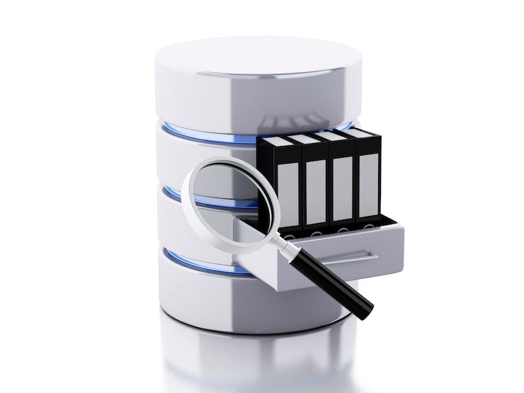 Photo 3d data storage with folders