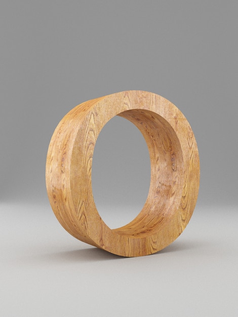 3D decorative wooden Alphabet, capital letter