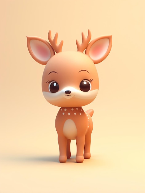 Photo 3d deer