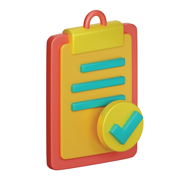 Photo 3d delivery checklist icon