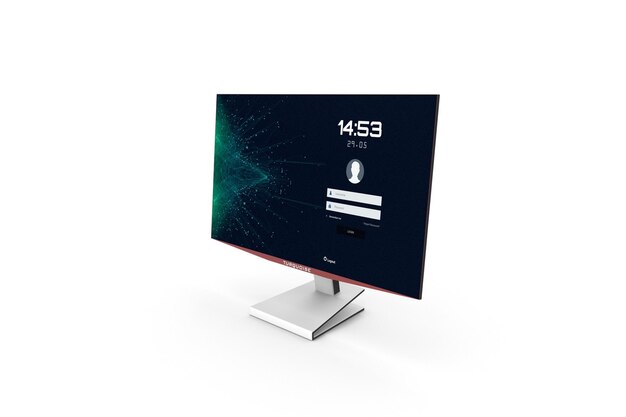 Photo 3d design pc monitor