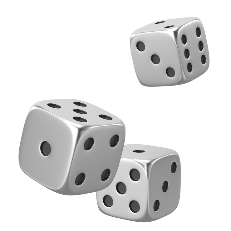 Photo 3d dice 3d illustration 3d rendering