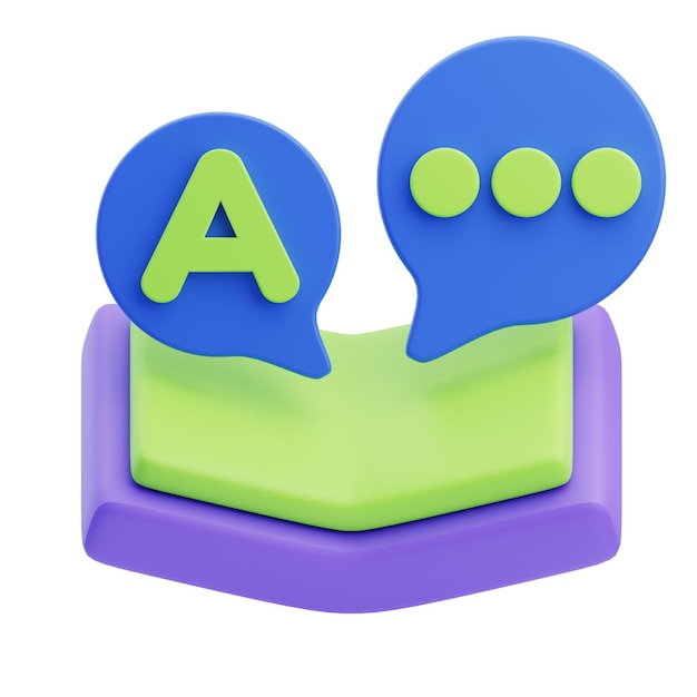 3D 사전 일러스트레이션