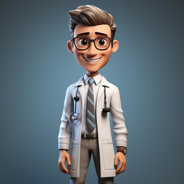 3d doctor character