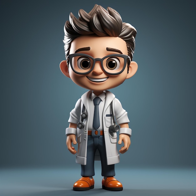 3d doctor character