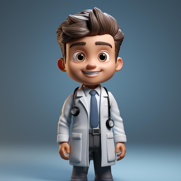 3d doctor character