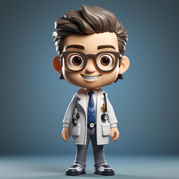 3d doctor character