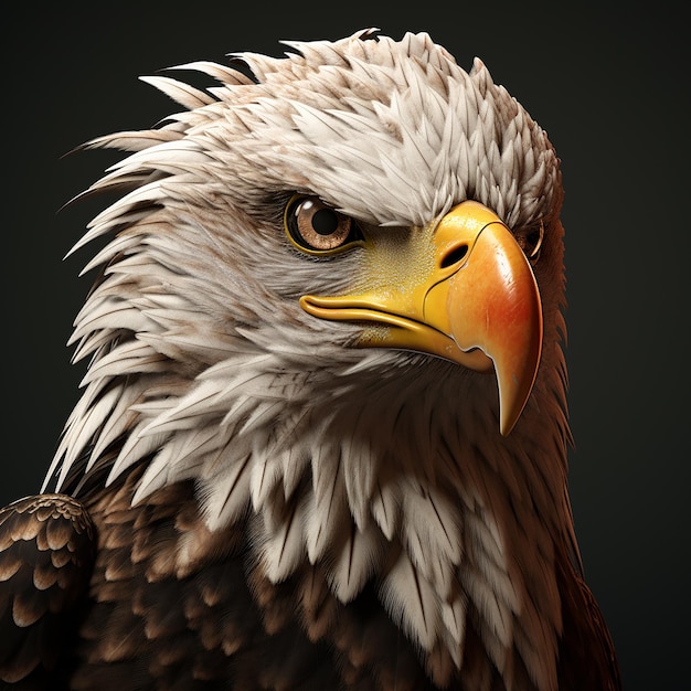 3d eagle rendering