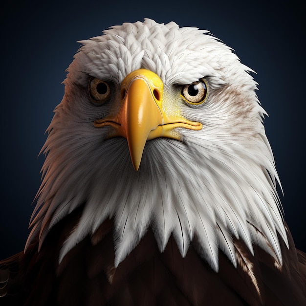 3d eagle rendering