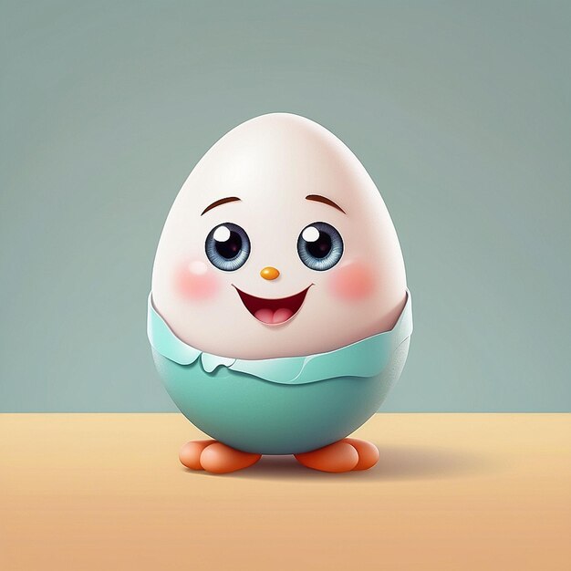 3d egg character