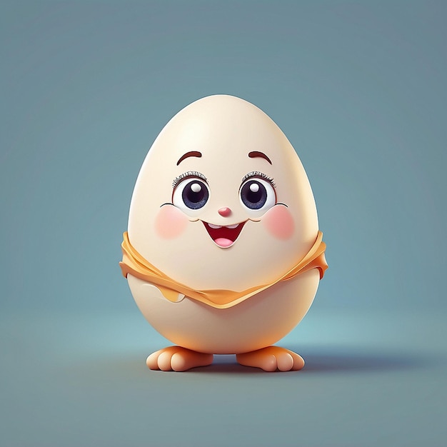 3d egg character