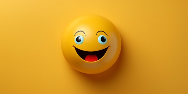 Photo 3d emoji background