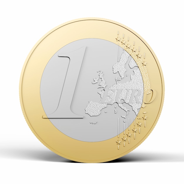 Euro moneta 3d