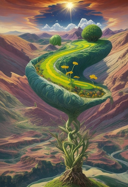 3D Fantasy tree artwork