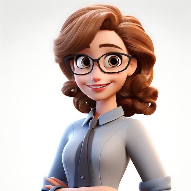 3D Female Teacher Character