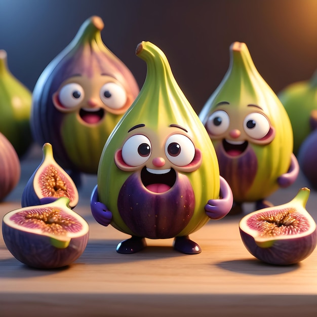 3D Fig cartoon character