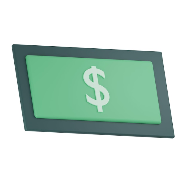 Photo 3d finance icon