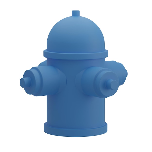 3D Fire Hydrant Illustration