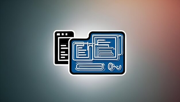 3D Flat Icon Code Snippets Икона терминала с пустой зоной для среды кодирования текстовой графики