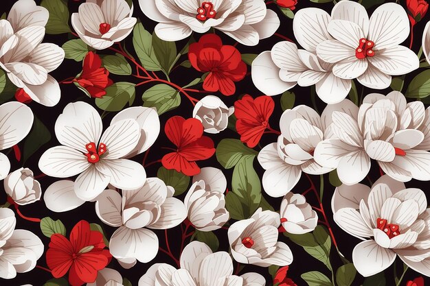 3d flower background