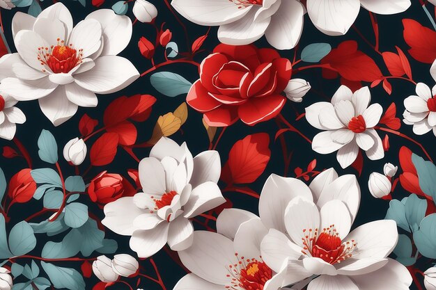 3d flower background