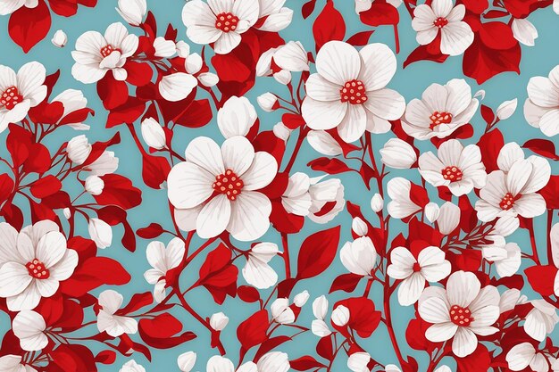 3d flower background