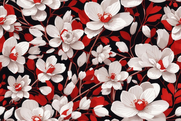 3d flower luxury background