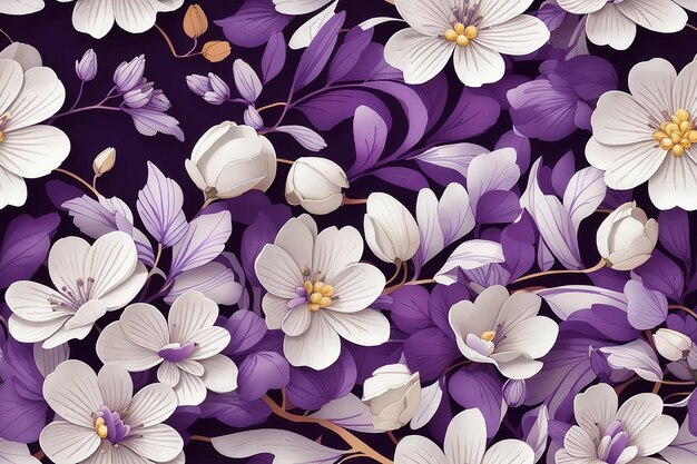 3d flower luxury background