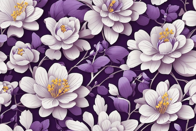 3d flower luxury background