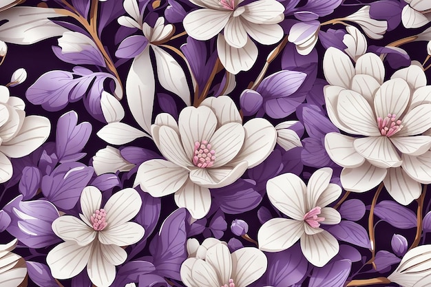 3d flower luxury background