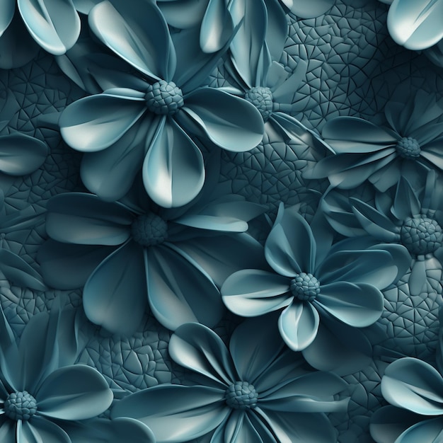 3D flower texture