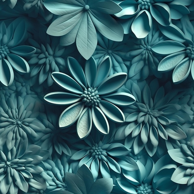 Photo 3d flower texture