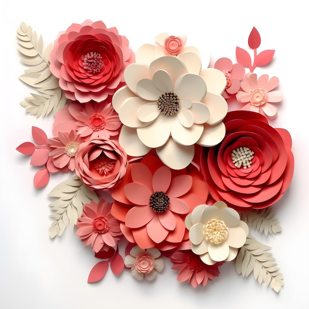  ⁇  배경 에 있는 3D 꽃