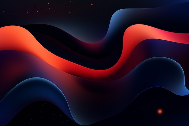 3d fluid shapes background